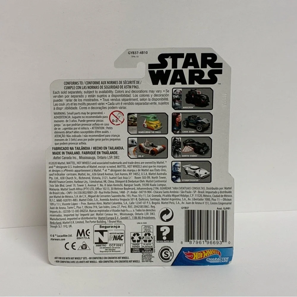 HOT WHEELS CHARACTER CARS 2021 STAR WARS THE MANDALORIAN DIECAST